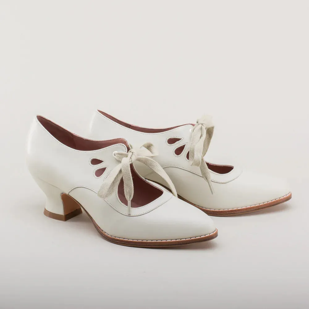 Hollow Out High Heel Lace-up Casual Shoes Plus Size Woman High-heeled Shoes