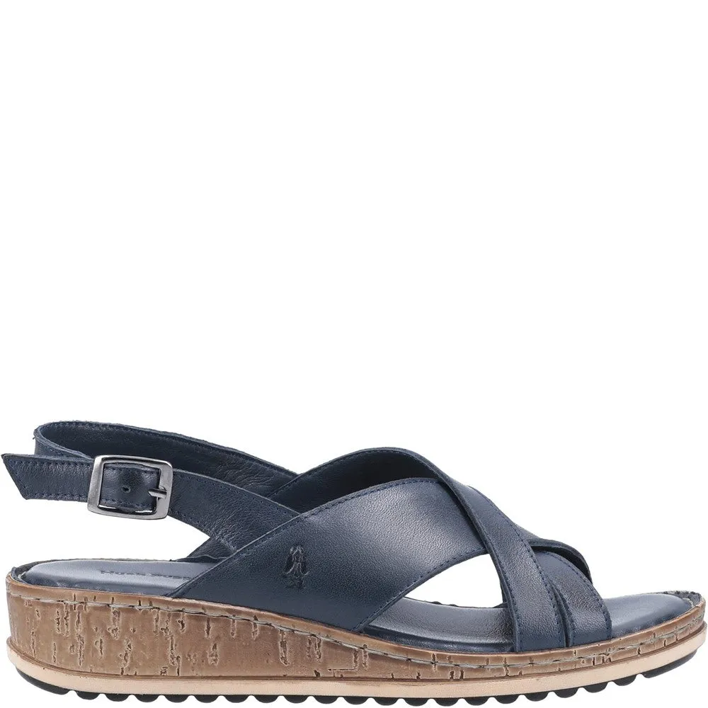 Hush Puppies Elena Cross Over Wedge Sandal