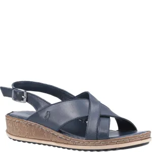 Hush Puppies Elena Cross Over Wedge Sandal