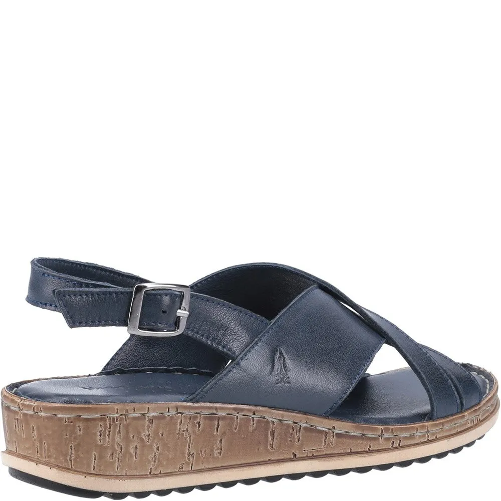 Hush Puppies Elena Cross Over Wedge Sandal