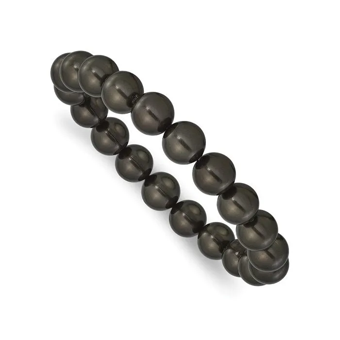Imitation Shell Pearl (10-11mm) Stretch Bracelet