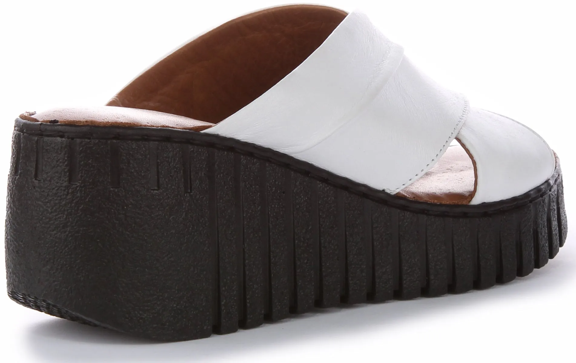 Justinreess England Camile Soft Footbed Wedge In White | Secret Sale