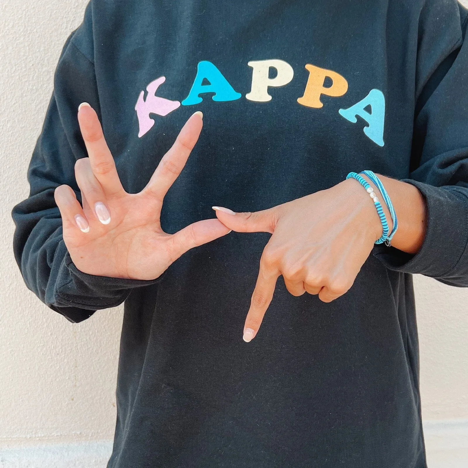 Kappa Kappa Gamma Stretch Bracelet
