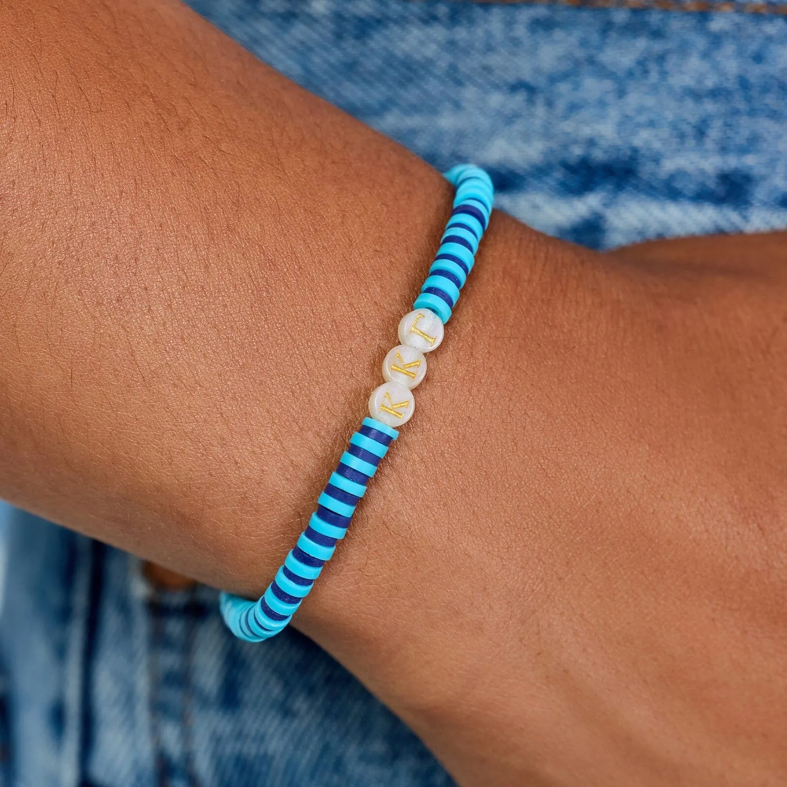 Kappa Kappa Gamma Stretch Bracelet