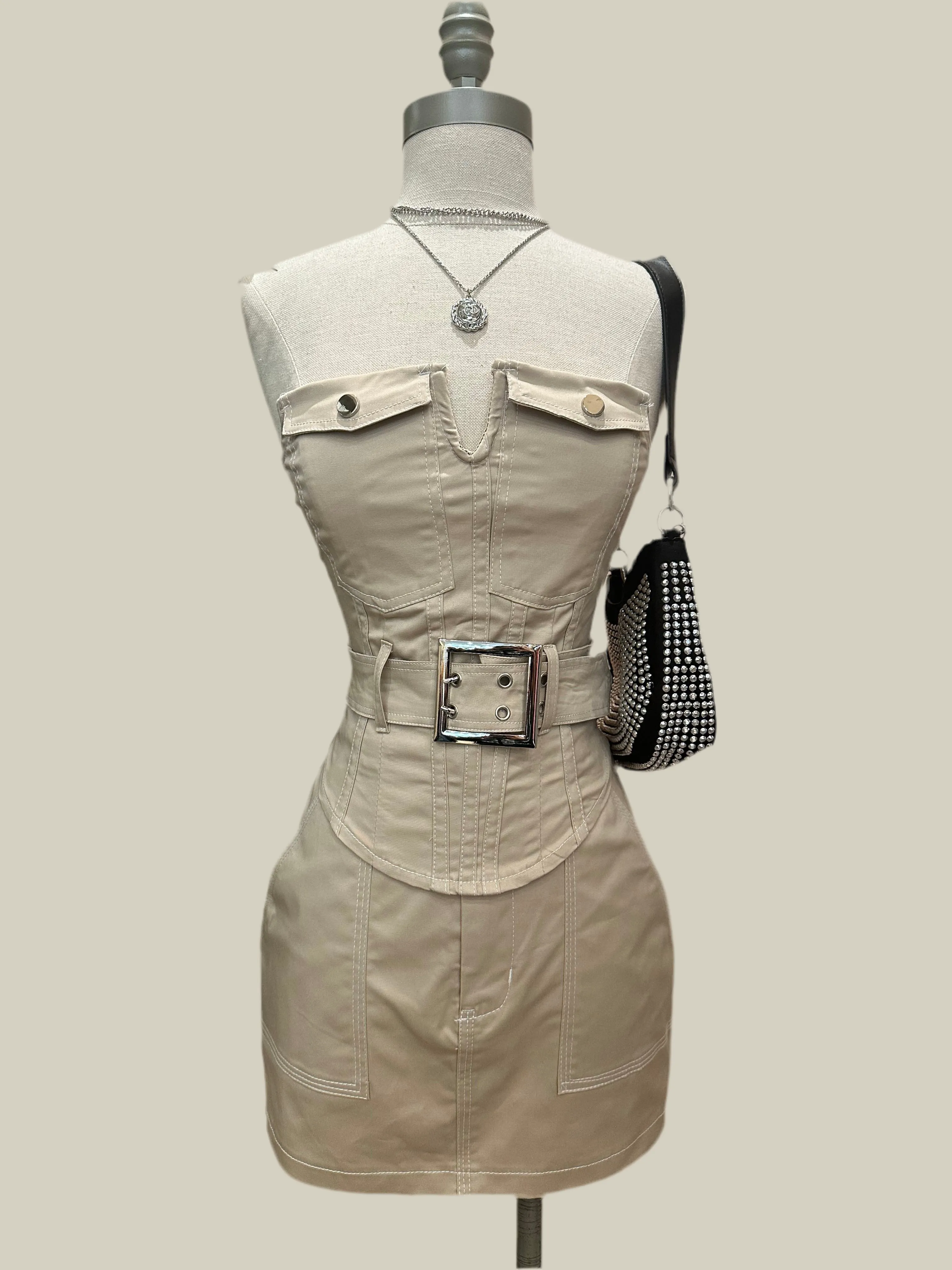 Keep Serving Skirt Set