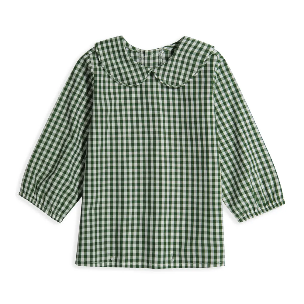 Kerry Shirt -- Forest Green Soft Check