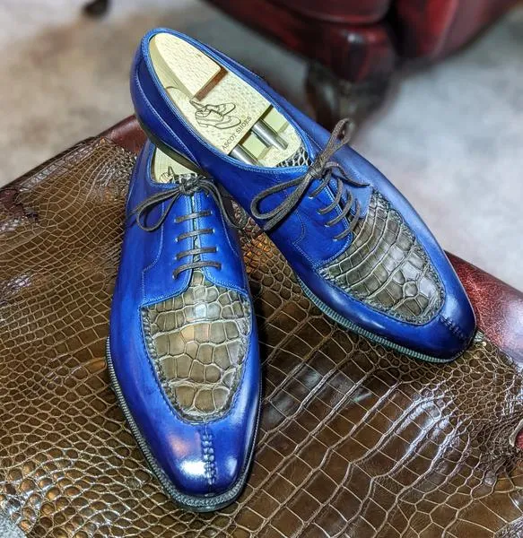 King Blue Patina