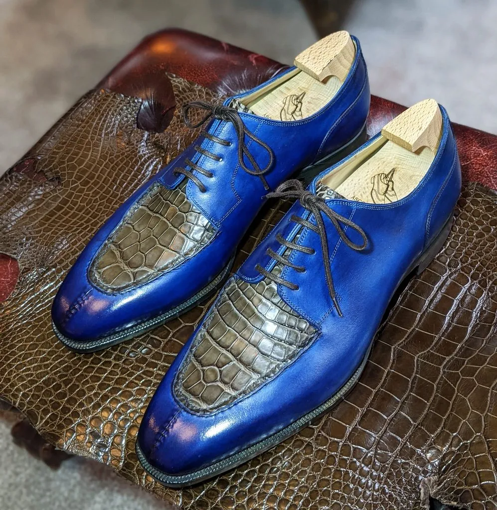 King Blue Patina