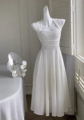 Korean Elegant Midi Dress for Women