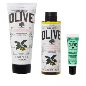 Korres Pure Greek Olive Golden Apple SET Showergel   Body Cream   Lip Oil