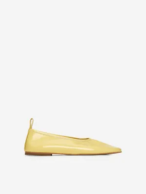 Lacquered Ballet Flats