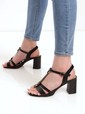 Ladies Soft Style Soft Quest Heel - Black