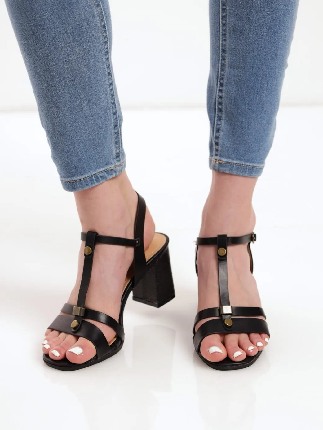 Ladies Soft Style Soft Quest Heel - Black