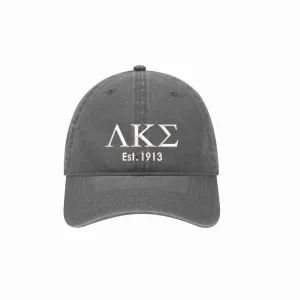 Lambda Kappa Sigma LKS Est, Beach Washed Hat