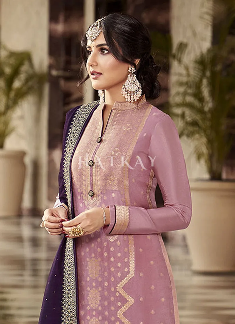 Lilac Purple Salwar Suit