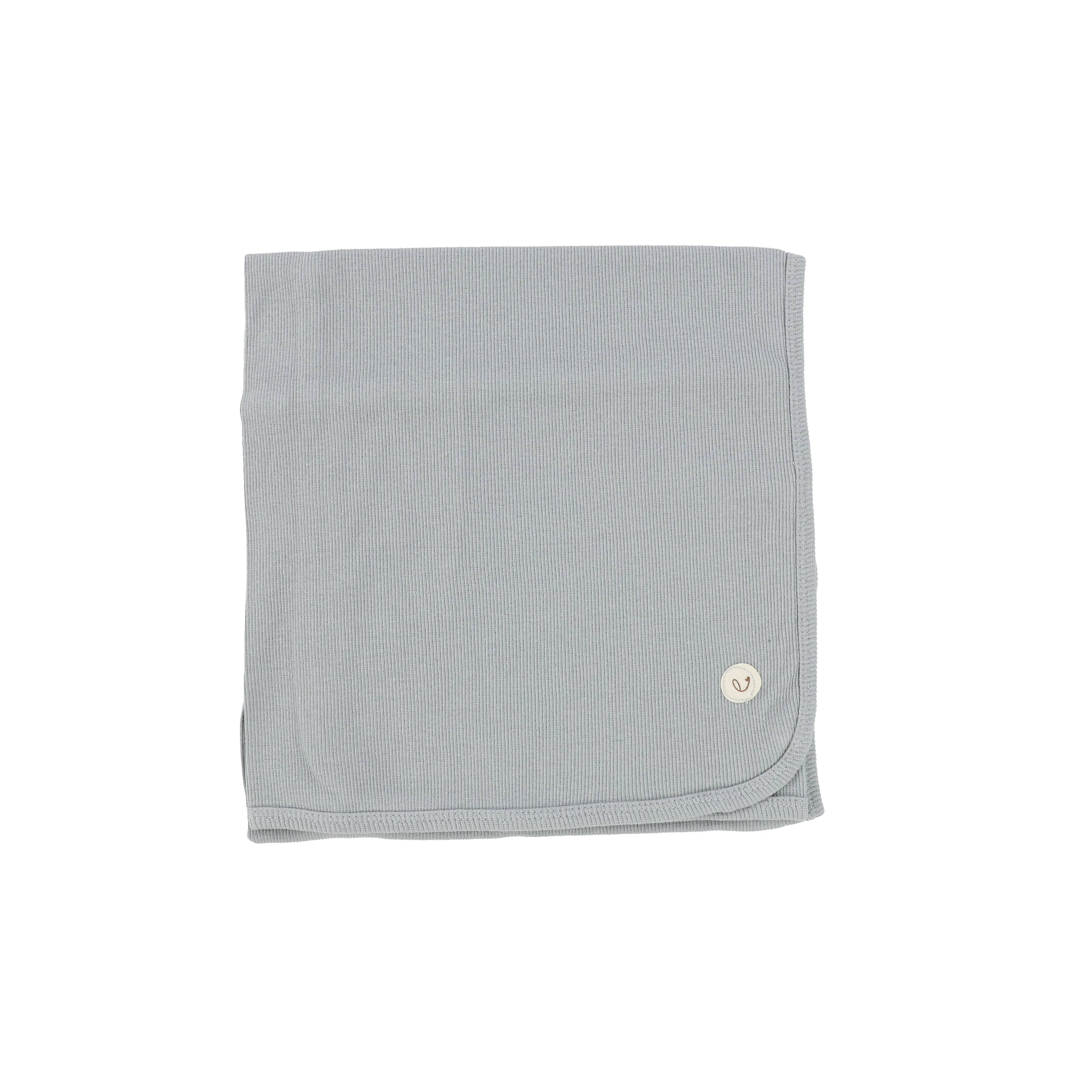 Lillette Rib Blanket - Soft Blue