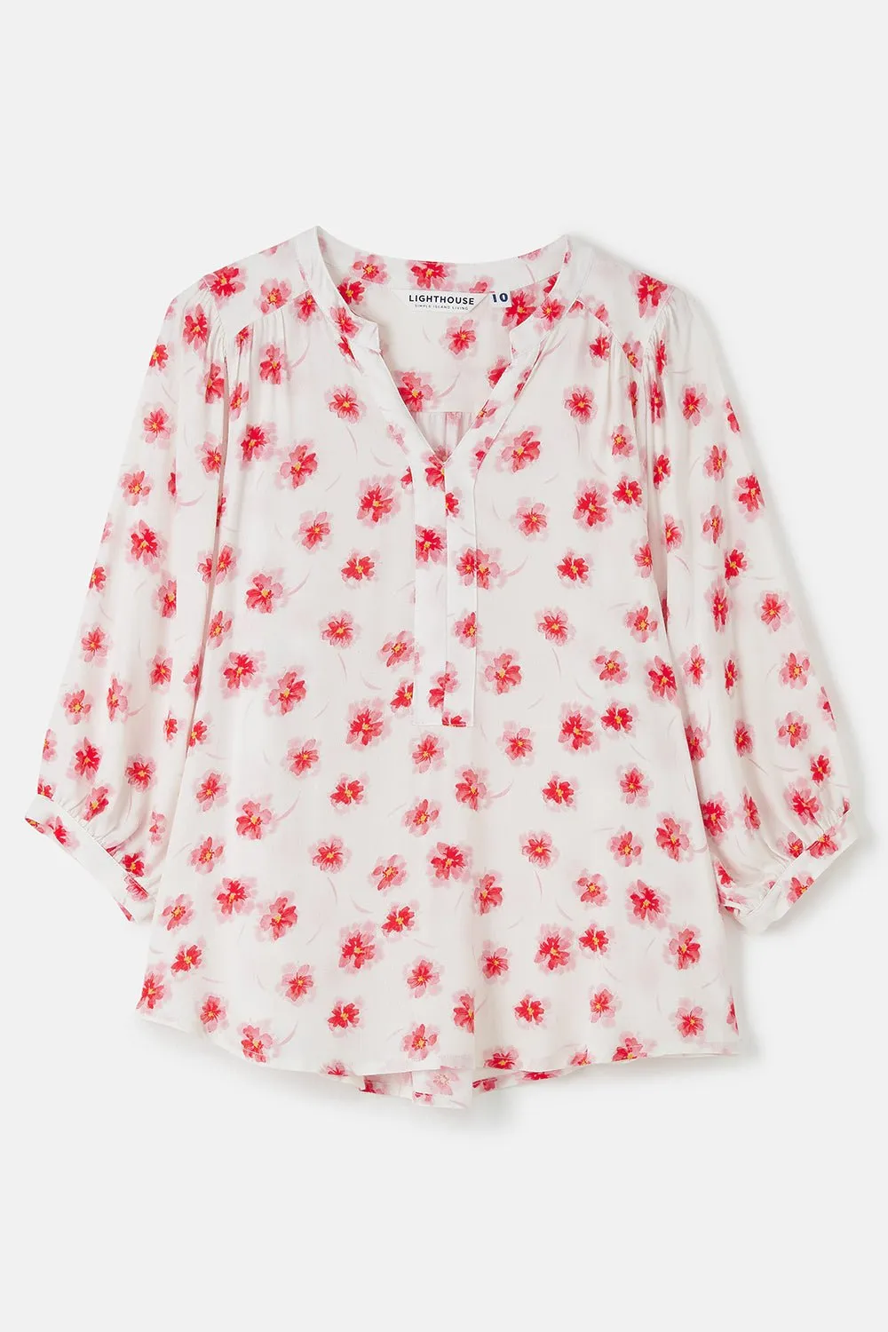 Lola Blouse - Soft Pink Floral
