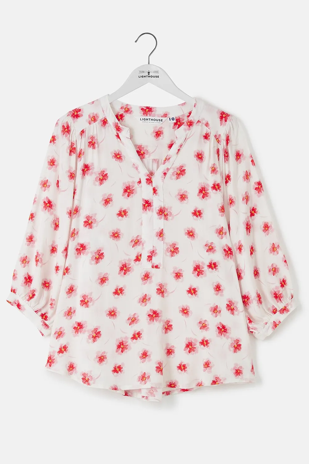 Lola Blouse - Soft Pink Floral