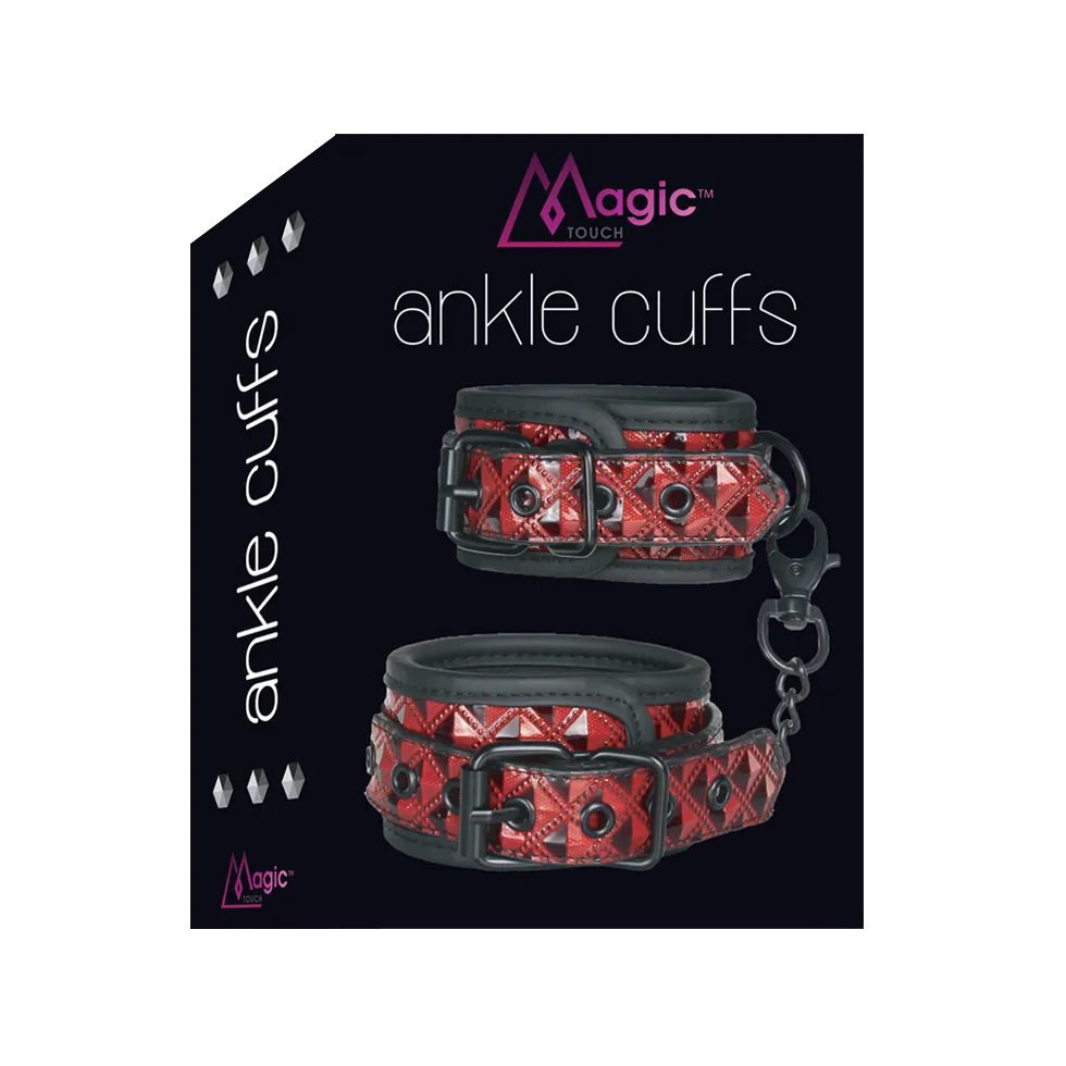 Magic Touch Ankle Cuffs Red