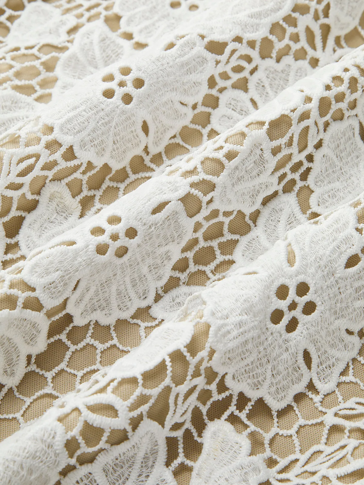 Marbella Floral Lace Slip Dress