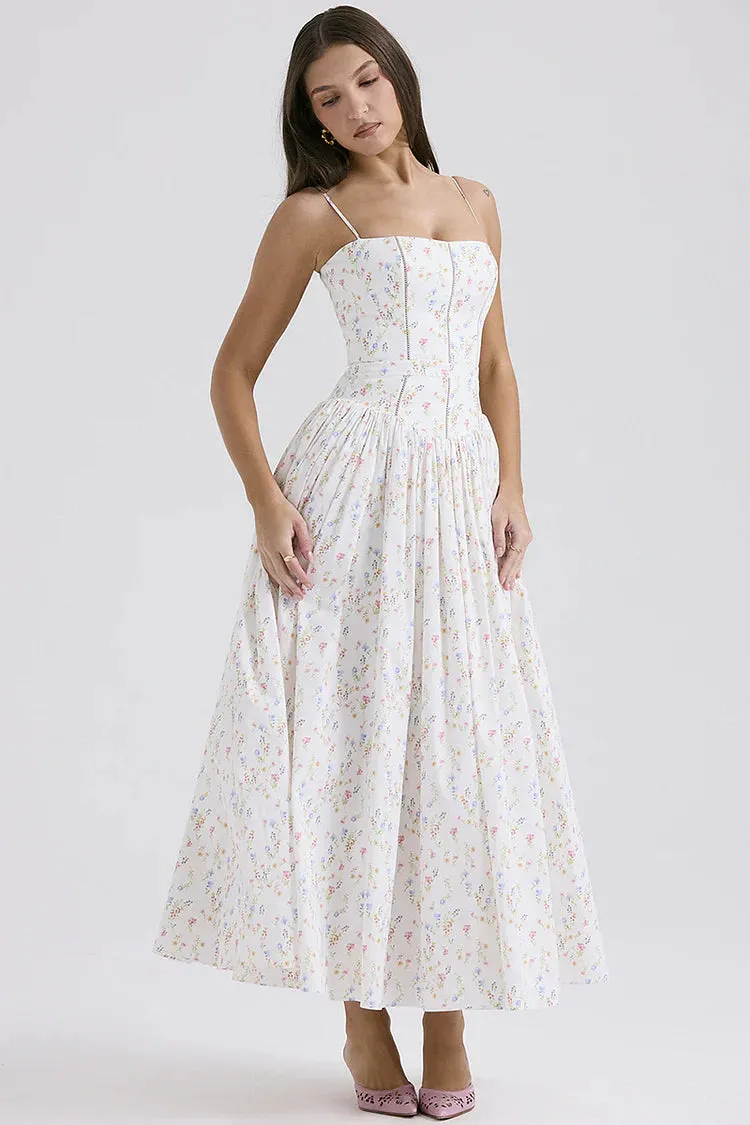 Maxi Dress – Delicate Floral Print – Romantic Summer Style