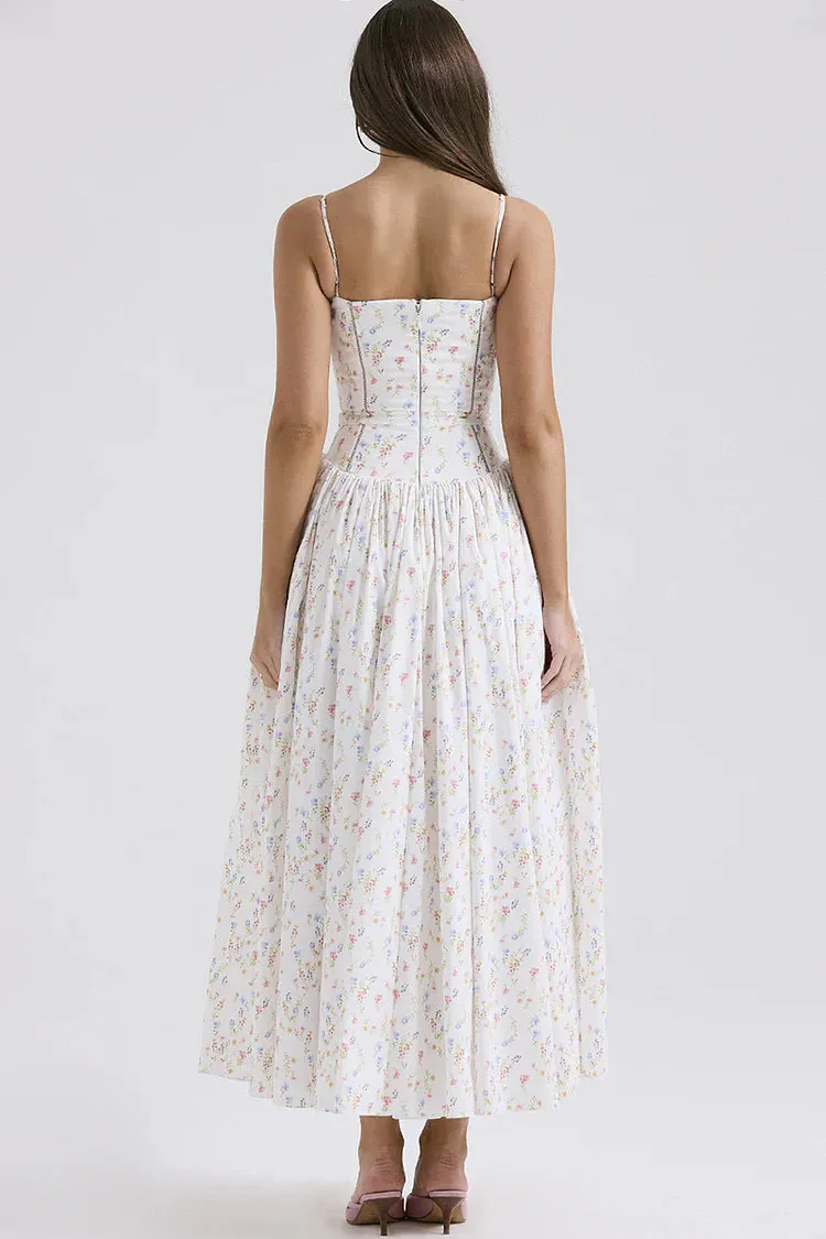 Maxi Dress – Delicate Floral Print – Romantic Summer Style