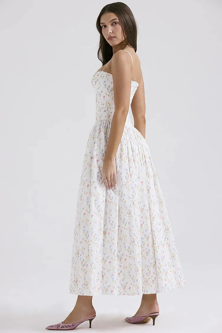 Maxi Dress – Delicate Floral Print – Romantic Summer Style