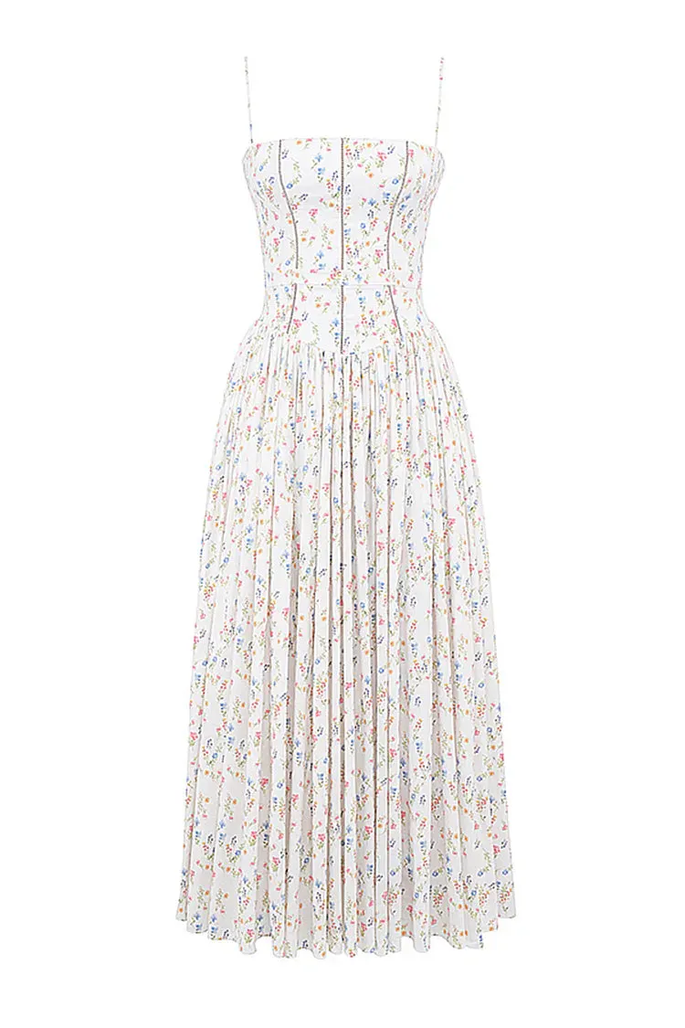 Maxi Dress – Delicate Floral Print – Romantic Summer Style