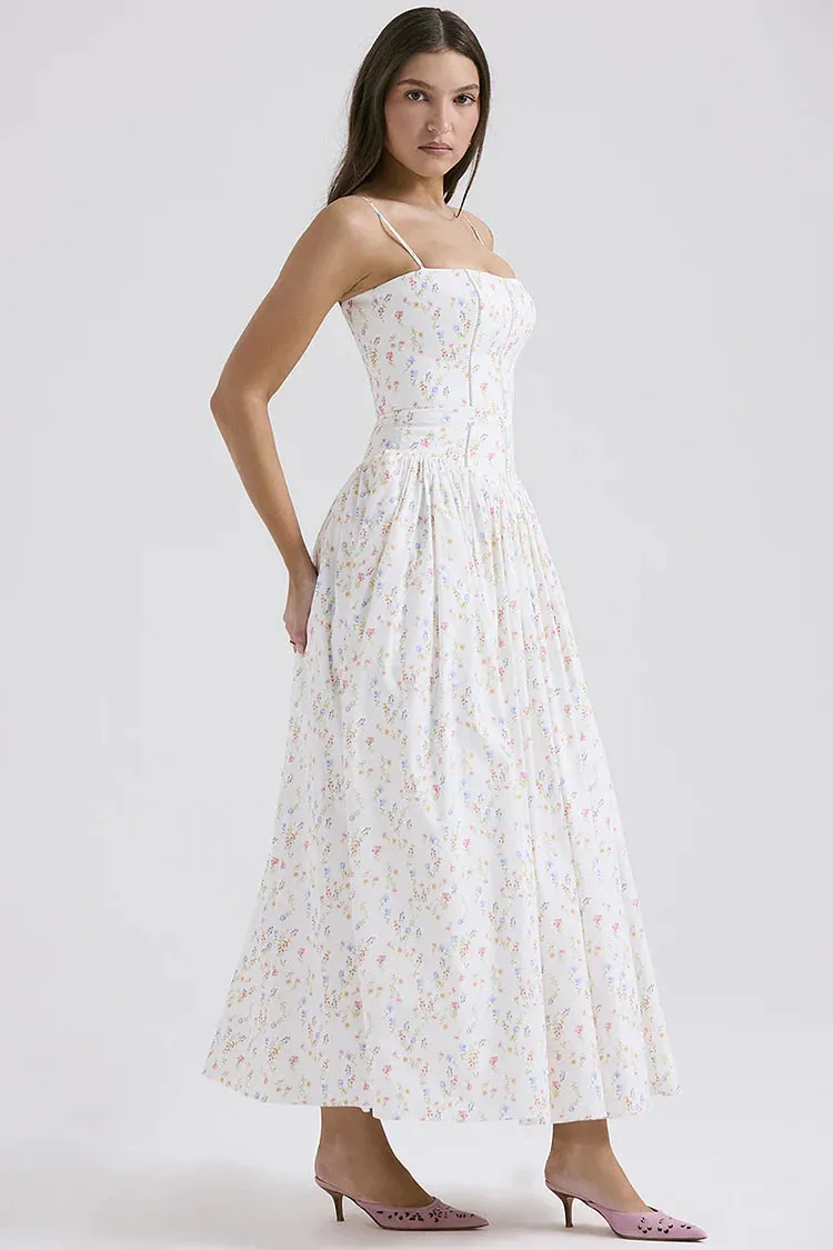 Maxi Dress – Delicate Floral Print – Romantic Summer Style