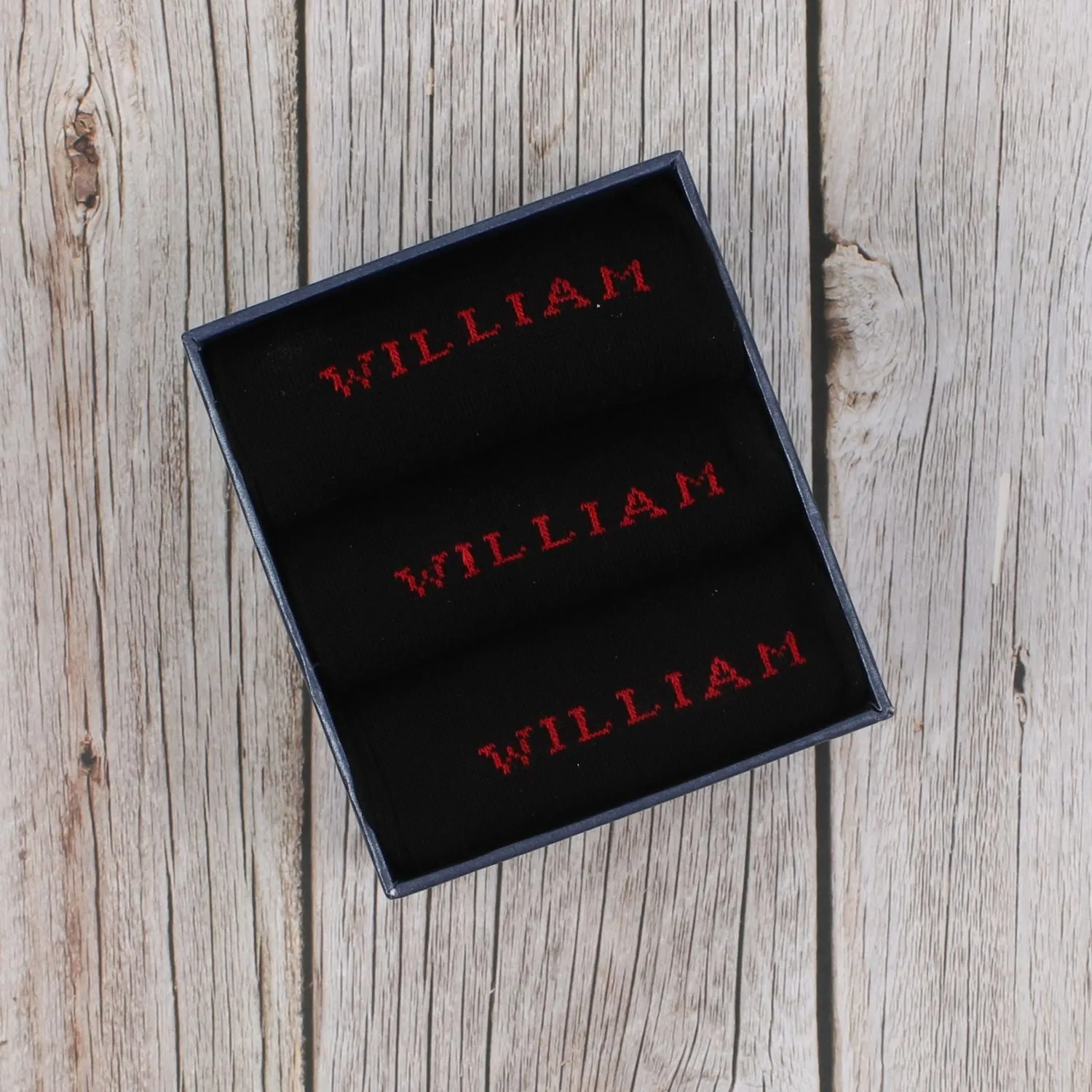 Men's 3-Pair Personalised Socks