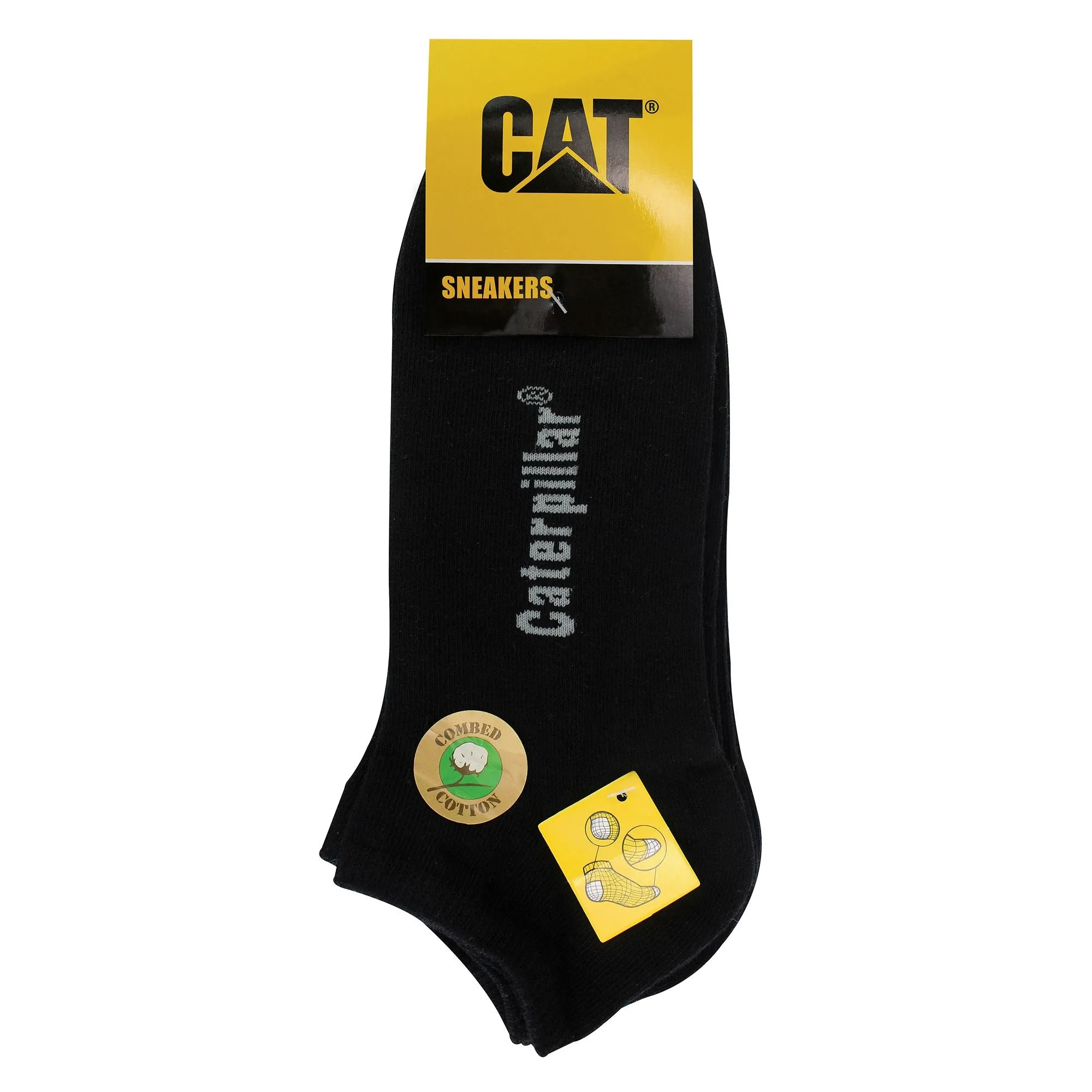 Mens 5 Pack Cotton Rich Trainer Work Socks