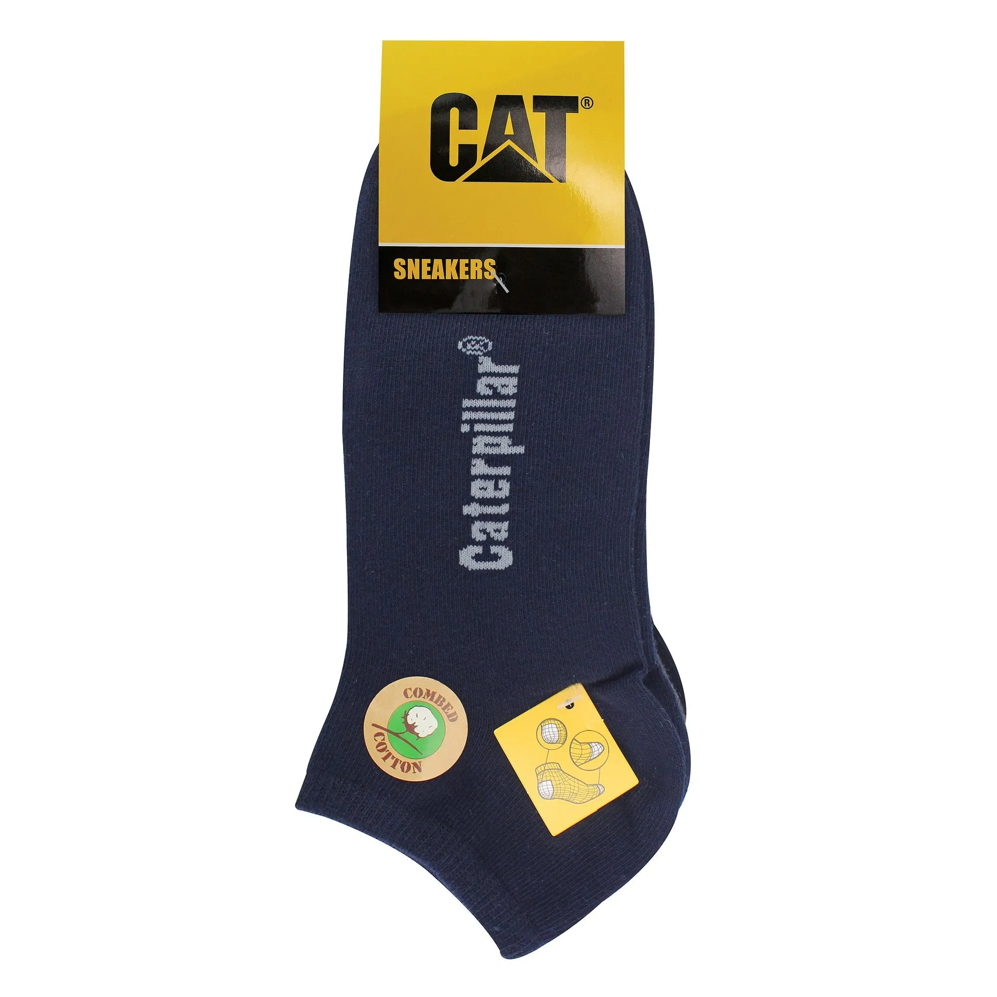Mens 5 Pack Cotton Rich Trainer Work Socks