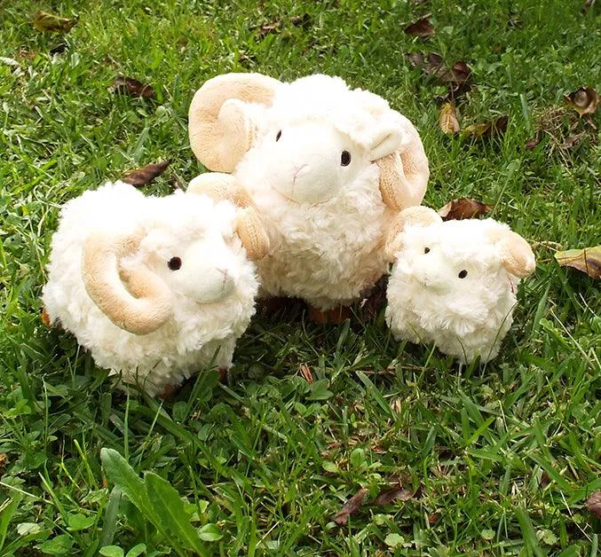 Merino Sheep Toy with Sound (3 sizes)
