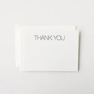 Minimal Thank You Stationery Set