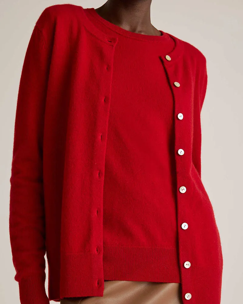 Mongolian Cashmere Soft Cardigan Sweater