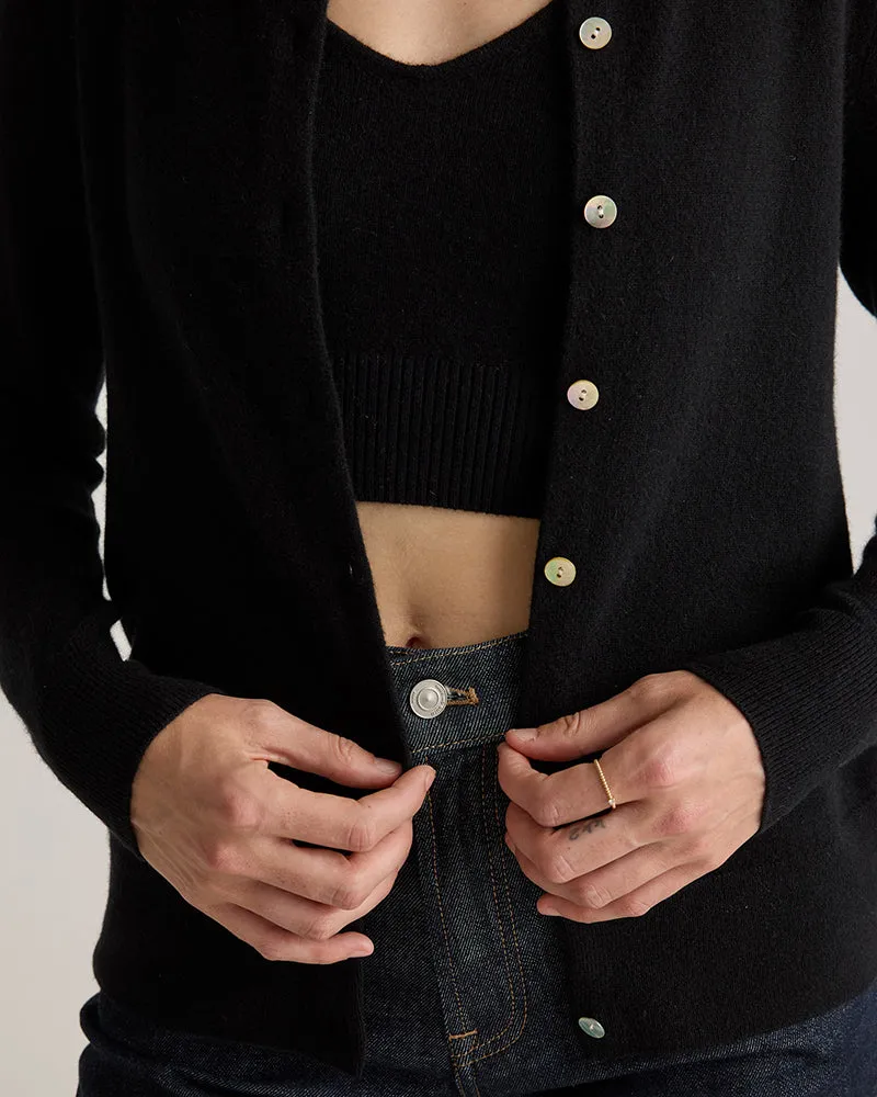 Mongolian Cashmere Soft Cardigan Sweater