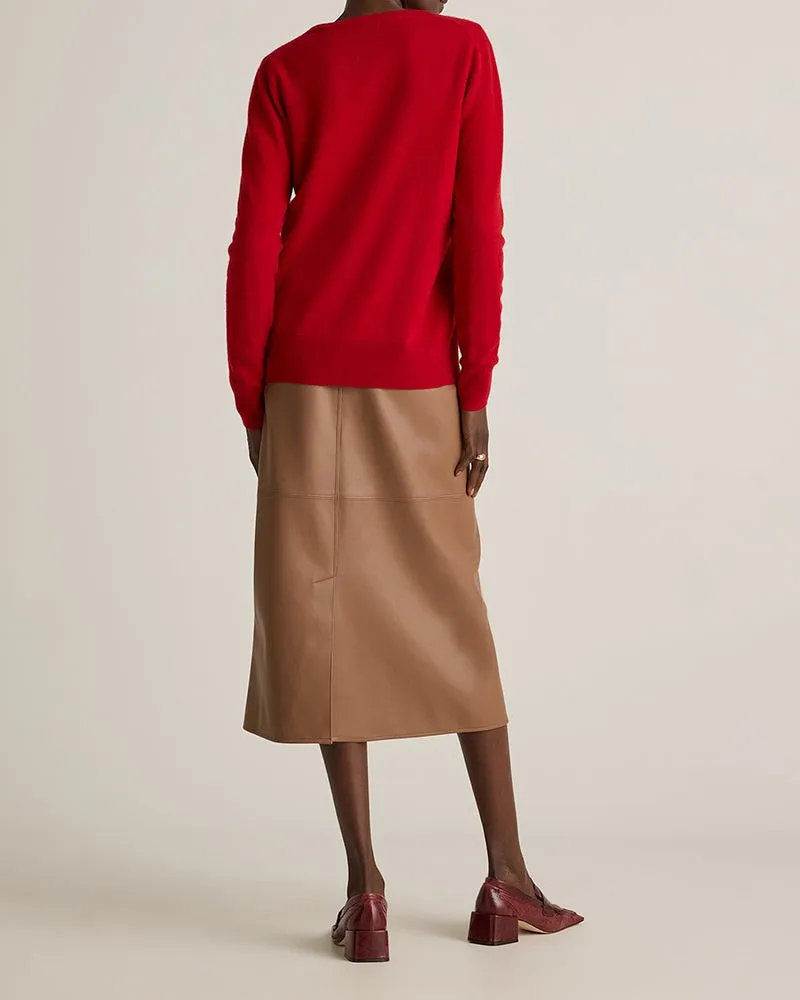 Mongolian Cashmere Soft Cardigan Sweater