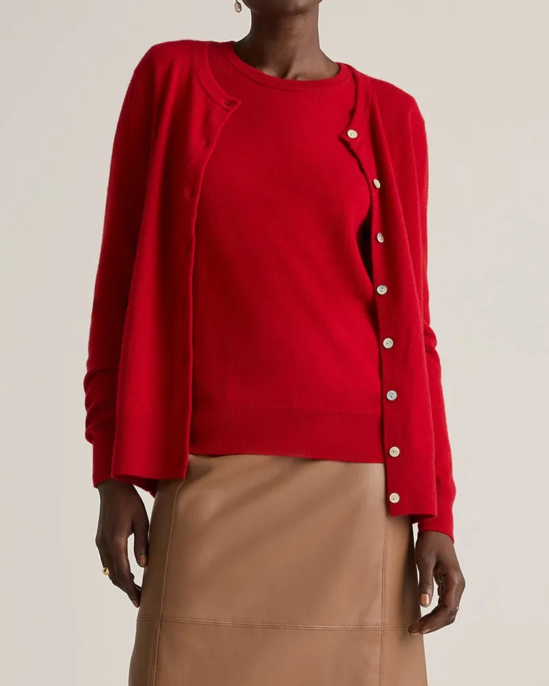 Mongolian Cashmere Soft Cardigan Sweater