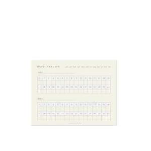 Monthly Habit Tracker Notepad