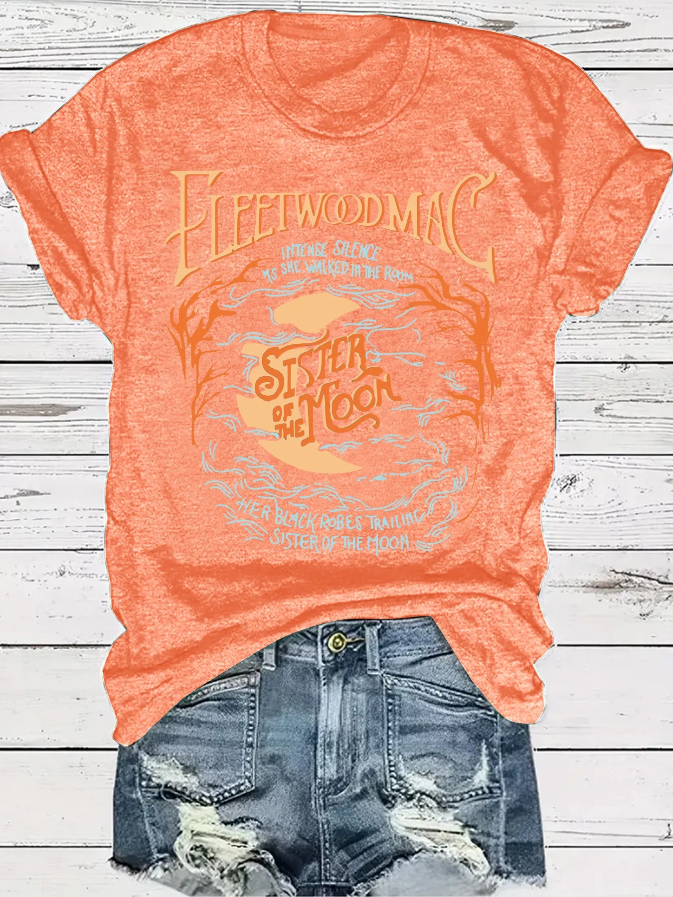 Moon and starry sky graphic TEE-D827 | Inspanda