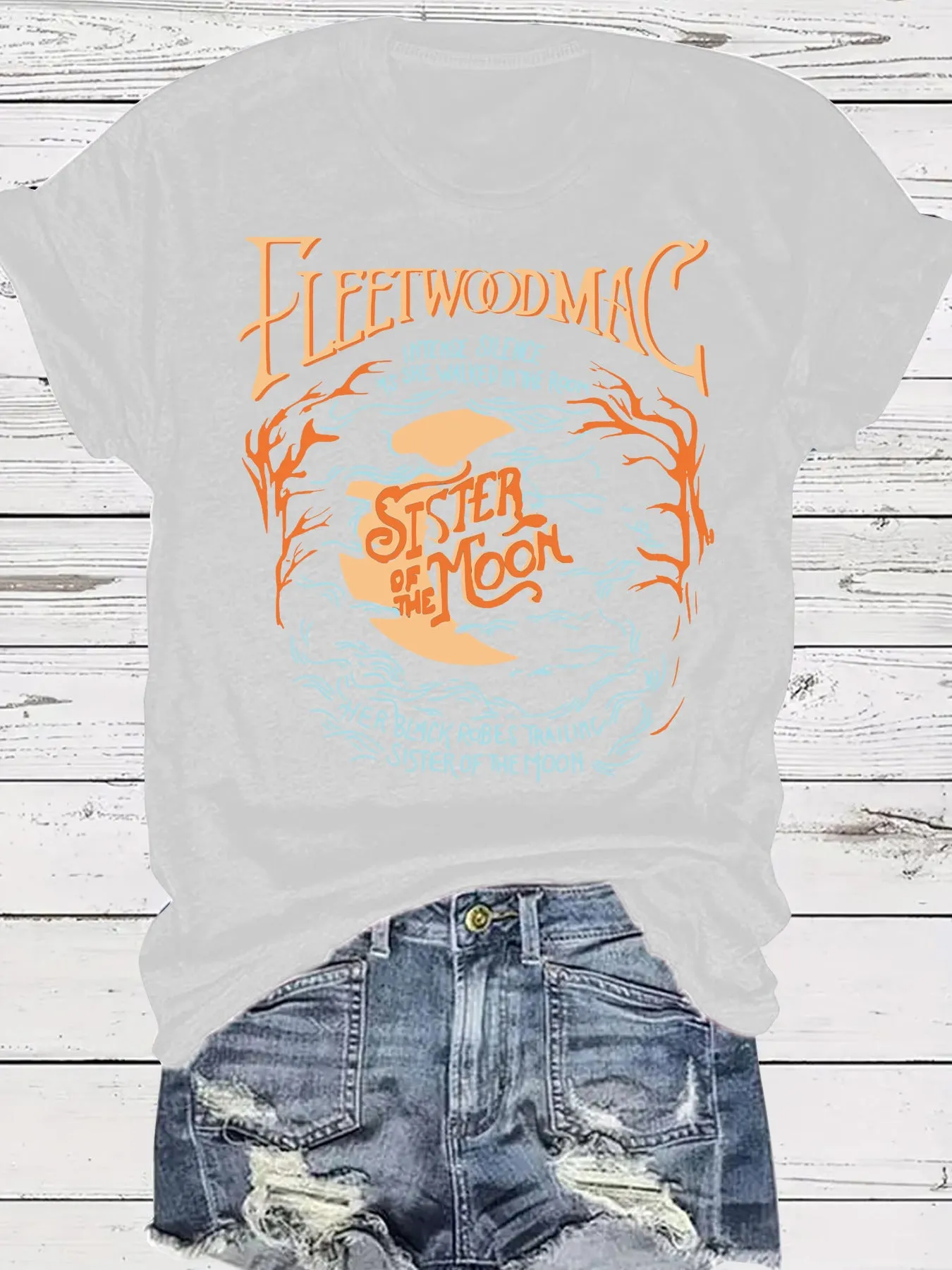 Moon and starry sky graphic TEE-D827 | Inspanda