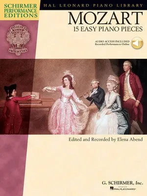 MOZART - 15 EASY PIANO PIECES BK/OLA SPE