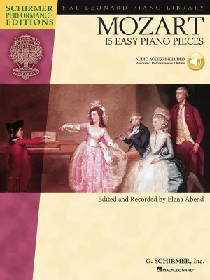 MOZART - 15 EASY PIANO PIECES BK/OLA SPE
