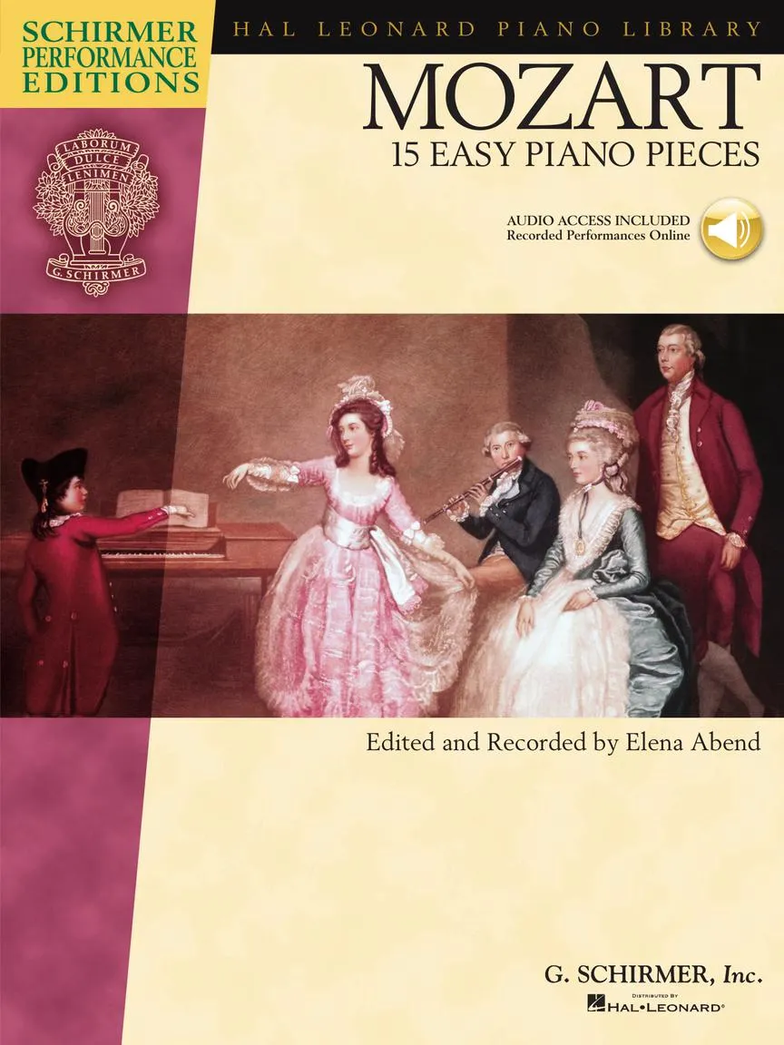 Mozart: 15 Easy Piano Pieces