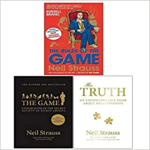 Neil Strauss 3 Books Collection Set (The Truth ,The Game:Undercover , Rules of the Game)