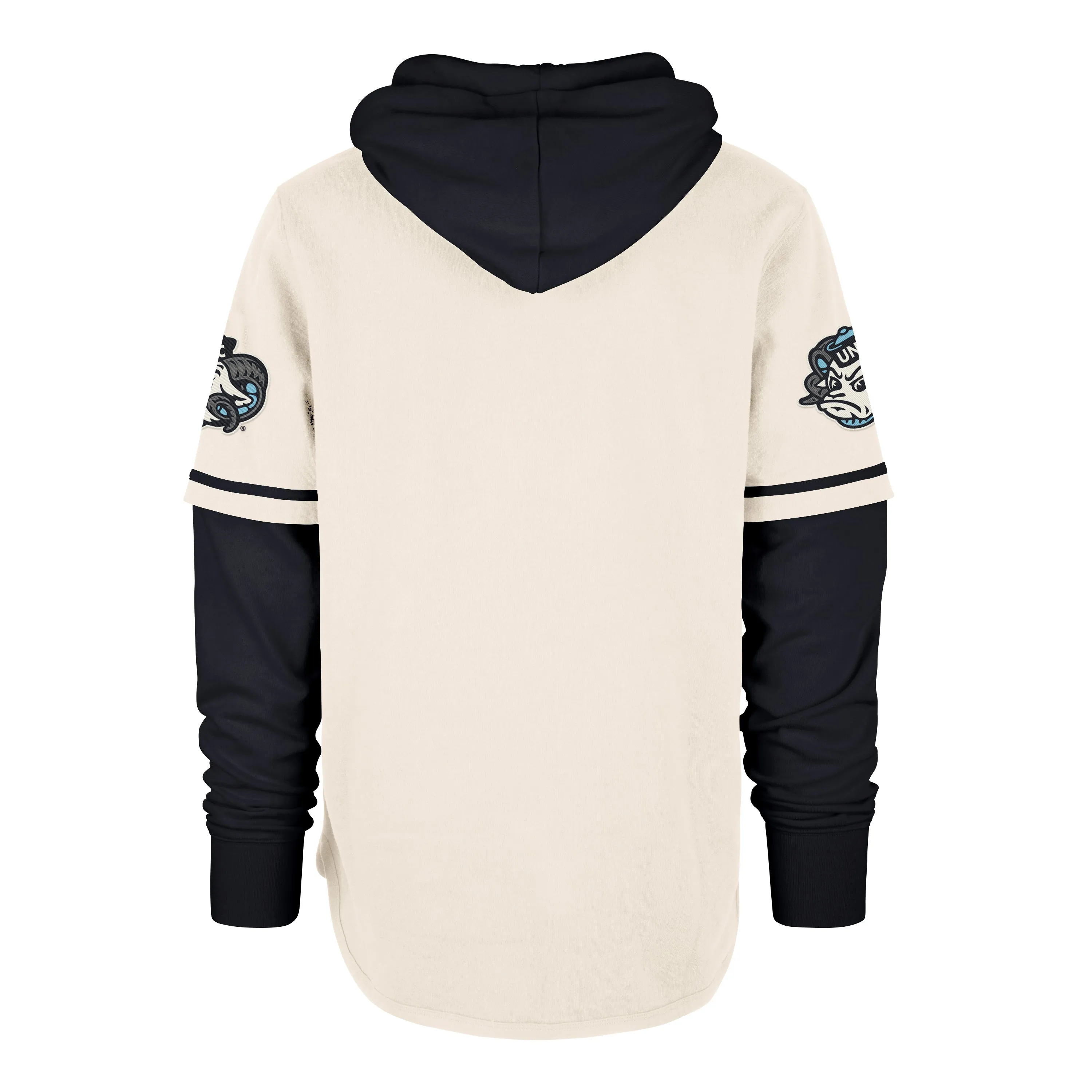 NORTH CAROLINA TAR HEELS UNC TRIFECTA '47 SHORTSTOP PULLOVER HOOD