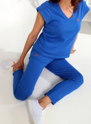 Pantalón Soft Mujer Azulón
