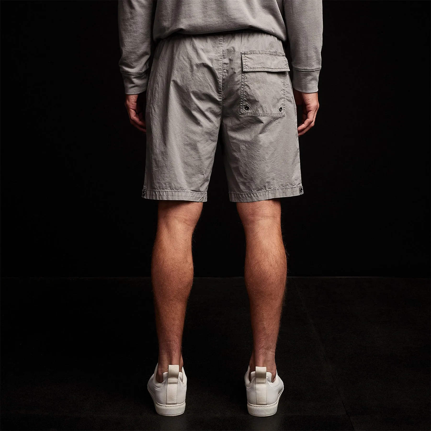 Parachute Flight Short - Silver Grey Pigment