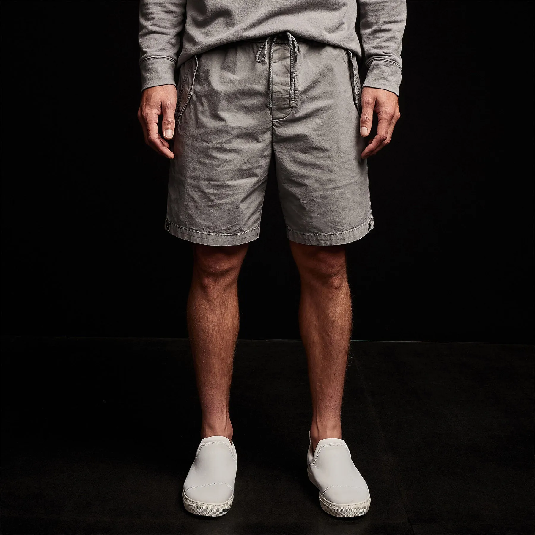 Parachute Flight Short - Silver Grey Pigment