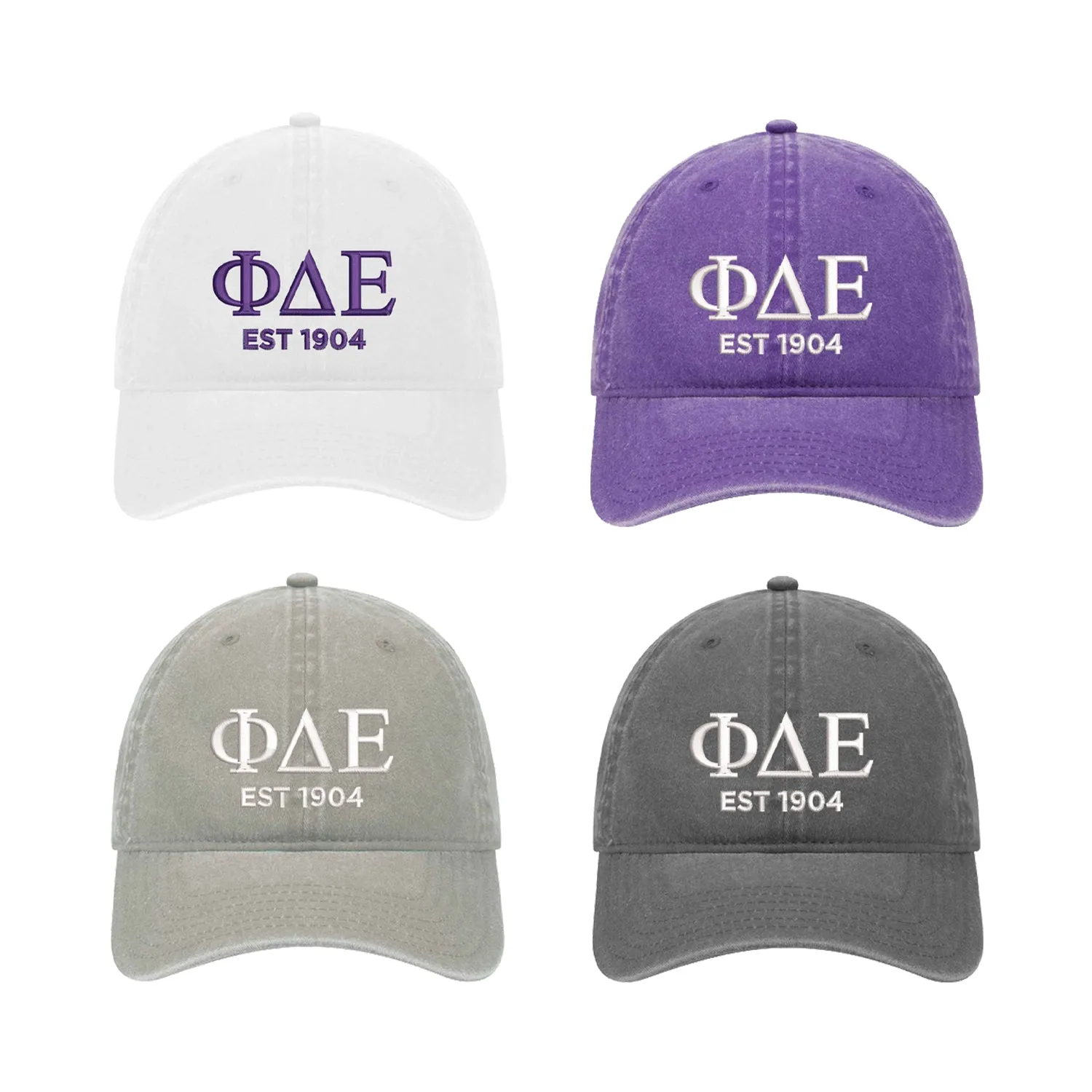 Phi Delta Epsilon EST. 1904 Relaxed Fit Hat